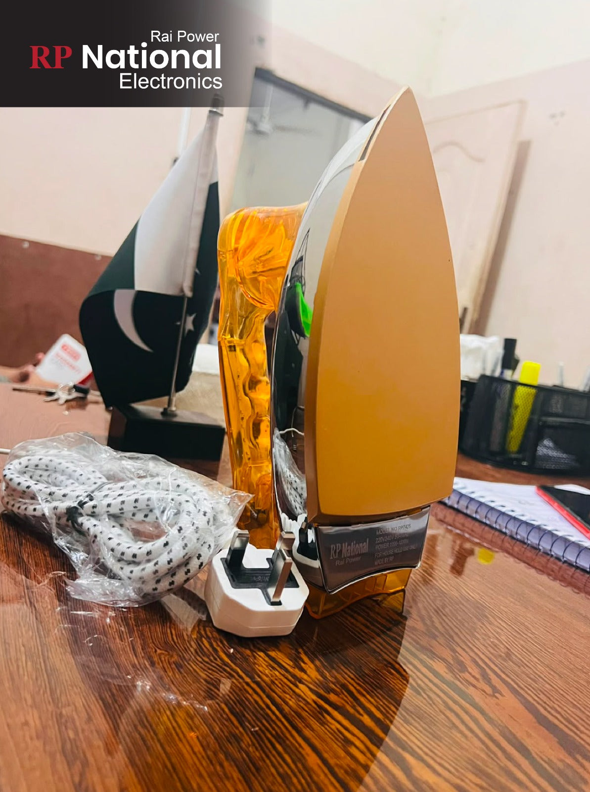 RP National 1000W Crystal Orange Iron