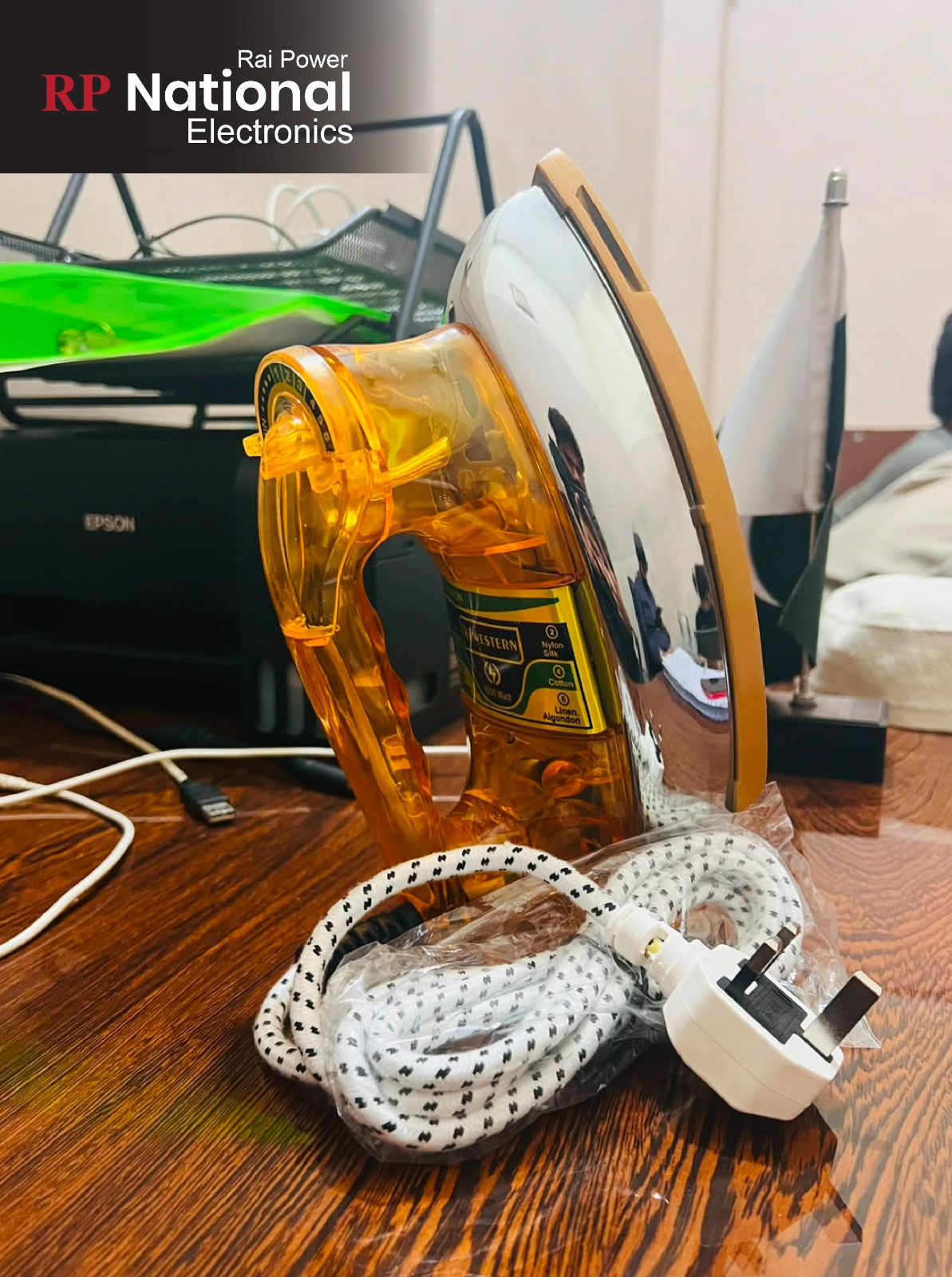 RP National 1000W Crystal Orange Iron