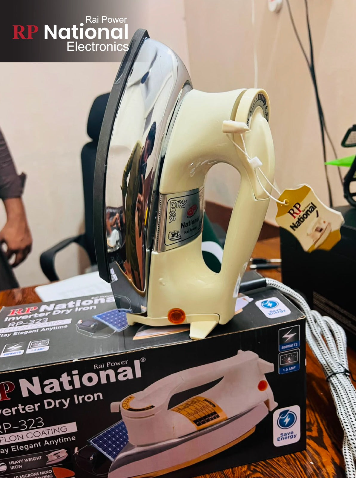 Rp National Iron 400 watt 60% Energy Saving RP=323